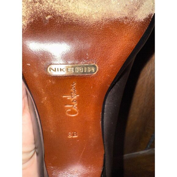 Cole Haan Nike Air Peep Toe Heels Size 8B - Picture 11 of 14